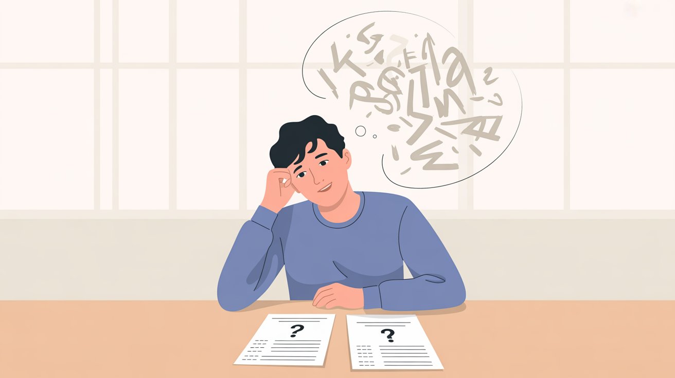 Student unable to recall studied information during an exam.